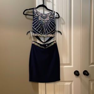Jovani 2 piece dress